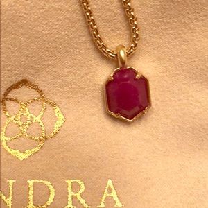 Kendra Scott Teo Long Necklace in Purple Jade